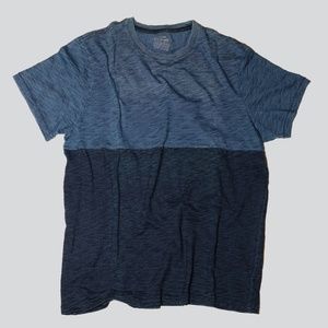J Crew - Indigo Colorblock T-shirt